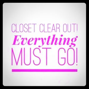 Closet clear out!